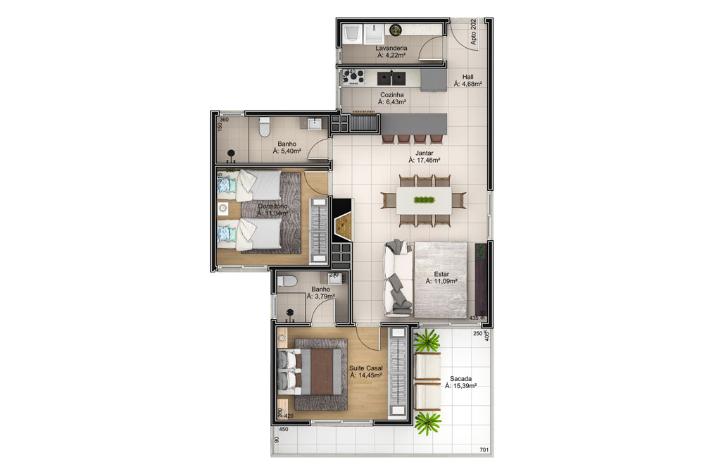 Renascence - Aptos 102 a 402