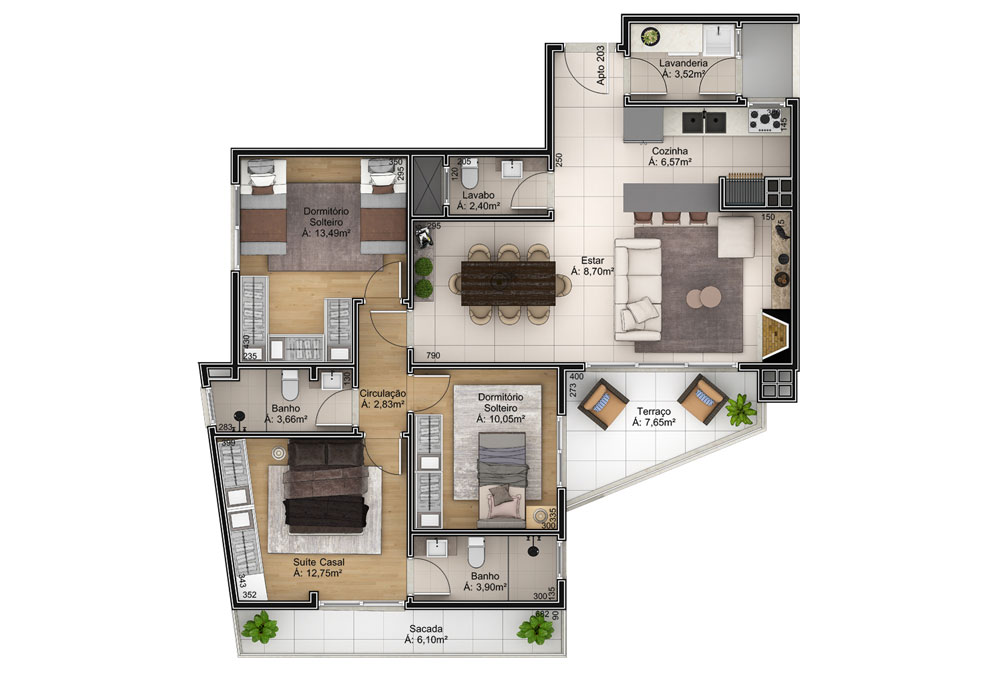 Renascence - Aptos 103 a 403