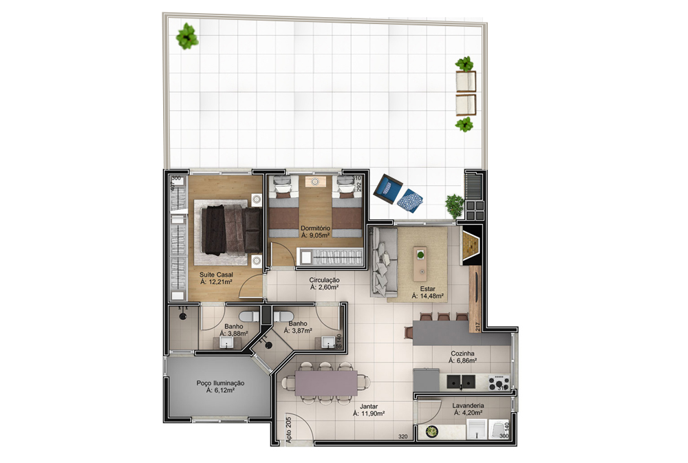 Renascence - Aptos 105 a 405