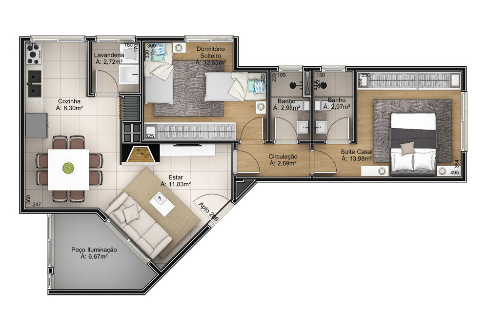 Renascence - Aptos 106 a 406